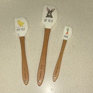 Rae dunn Easter spatulas trio